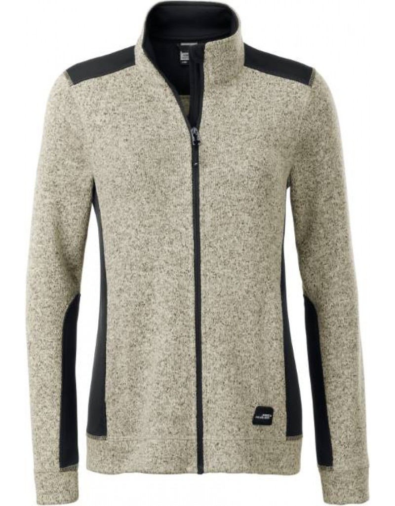 Jachetă de lucru tricotată din fleece pentru femei-groasa